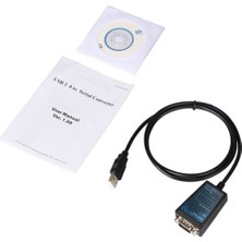 Passing Iocrest USB 2.0 Seri RS-232 Db9 9pin Adaptör Dönüştürücü Kablosu Ftdı Yonga Seti Uzunluğu 1 M USB RS232 Destek WIN10 (Yurt Dışından)