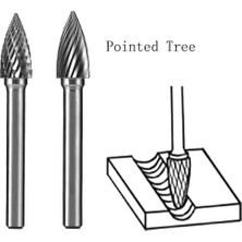 Passing 2 Adet G Tipi 10MM Kesme Çapı Alüminyum Kesme Tungsten Karbür Çapak Dosyası 1/4 Shank ile Döner Alet Veya Kalıp Öğütücü Için (Yurt Dışından)