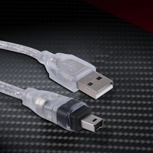 Passing 1.5m Usb'den Ieee 1394'E 4 Pinli Firewire Dv Adaptör Kablosu Dönüştürücü Pc Kamera Için (Yurt Dışından)