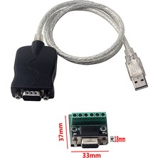 Passing USB 2.0 - RS485 RS-485 RS422 RS-422 Db9 Com Seri Bağlantı Noktası Aygıtı Dönüştürücü Adaptör Kablosu, Prolific PL2303 (Yurt Dışından)