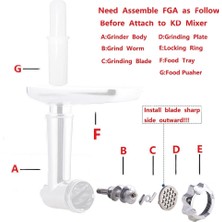 Passing Gıda Öğütücü Aksesuarları Mikser Aksesuarları Kıyma Makinesi Aksesuarları Sosis Dolum Tüplerini Içerir (Yurt Dışından)