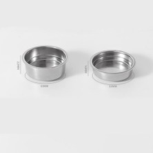 Passing Adet 51MM Paslanmaz Çelik Kahve Makineleri Basınçlı Filtre Sepeti Toz Sepeti Kahve Dipsiz Portafilter Filtresi (Yurt Dışından)