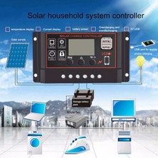 Passing 100A Solar Şarj Regülatörü Güneş Paneli Denetleyicisi 12V 24V LCD Ekran USB Bağlantı Noktalı Güneş Paneli Pil Regülatörü (Yurt Dışından)