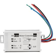 Passing Motor Hız Kontrol Cihazı DC9V 12V 24V 48V 60V 20A Pwm Motor Hız Kontrol Regülatörü Sürücüsü 0-1200W Ayarlanabilir Akım (Yurt Dışından)