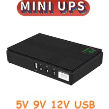 Passing 5V 9V 12V Kesintisiz Güç Kaynağı Mini Ups USB 10400MAH Wifi Yönlendirici Cctv Için Pil Yedekleme Cctv (Ab Tak) (Yurt Dışından)