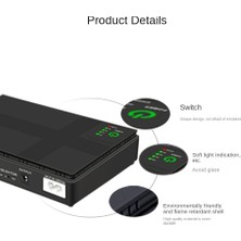 Passing 5V 9V 12V Kesintisiz Güç Kaynağı Mini Ups USB 10400MAH Wifi Yönlendirici Cctv Için Pil Yedekleme Cctv (Ab Tak) (Yurt Dışından)