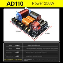 Passing 250W Ses Frekans Bölücü Iki Yönlü Hifi Hoparlör Crossover Sahne Performansı Yüksek Güç Frekans Bölücü (Yurt Dışından)