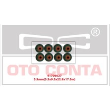 OTOCONTA Subap Kecesi Takim (8 Adet) P107-P206-P307-BİPPER-C1-C2-C3-XSARA-NEMO-FİESTA-FÜSİON 1.4 Hdi Dv4 102008