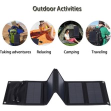 Passing 10W Güneş Katlanır Paket Dahili Stabilizasyon 5V Çift USB Solar Charger Dış Mekan Mobil Fotovoltaik Şarj Kartı (Yurt Dışından)