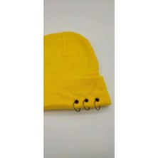 Shopiolog Bere 3'lü Pirsing Beret With Three Piercings