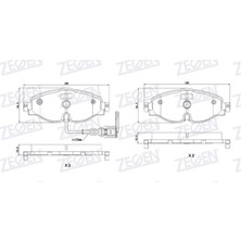 Zegen Ön Fren Balatası Golf 7 Audi Seat Leon
