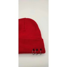 Shopiolog Bere 3'lü Pirsing Beret With Three Piercings