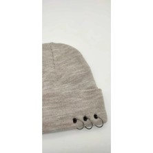 Shopiolog Bere 3'lü Pirsing Beret With Three Piercings