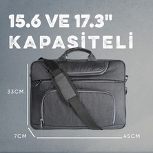 Vegmann Norma 15-15,6 Inç Dizüstü Bilgisayar Uyumlu Antrasit Evrak ve Laptop Çantası