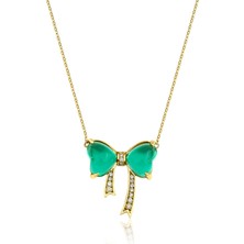 Mas Diamond Fiyonk Kolye