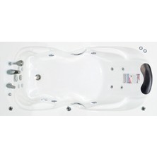 Ocean Side Jakuzi 170x80 h:55  Party Hidromasaj Sistemli Küvet (Gövde + Metal ayak + Ön panel)
