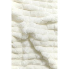 Merinos Modern Line 3 Parça Battaniye Seti - Kemik