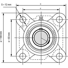 Prc UCF 206 Yataklı Rulman (İç Çap: 30mm)