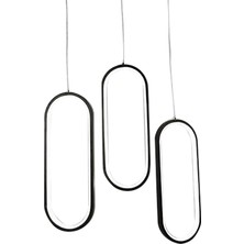 voxlamp lighting solutions Brilliant 3'Lü 50 x 15  cm  Sarkıt Led Avize