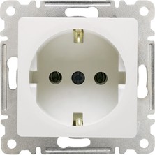 Viko Linnera Beyaz Çoç.kor.top. Priz Çerçevesiz  Viko