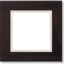 Makel Çerçeve Tekli Wood Venge Beyaz