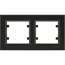 Makel Çerçeve Ikili Siyah Karea