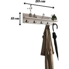 Akt Home AKTHOME Duvar Elbise Askılığı Portmanto 80 cm