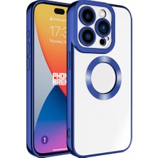 Cupcase Apple iPhone 15 Pro Kılıf Kamera Korumalı Logo Gösteren  Omega Kapak