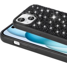 Cupcase Apple iPhone 15 Kılıf Parlak Taşlı Tasarım  Linea Kapak