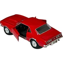 Shem 1968 Chevrolet Camaro Z28 Oyuncak Lisanslı Diecast Metal Çek Bırak Araba 1/36 Ölçek