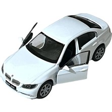 Shem 1:36 Metal Bmw 330I Oyuncak Lisanslı Diecast Metal Çek Bırak Araba