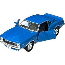 Shem 1968 Chevrolet Camaro Z28 Oyuncak Lisanslı Diecast Metal Çek Bırak Araba 1/36 Ölçek