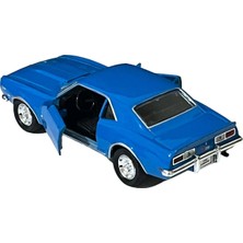 Shem 1968 Chevrolet Camaro Z28 Oyuncak Lisanslı Diecast Metal Çek Bırak Araba 1/36 Ölçek