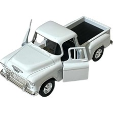 Shem Chevrolet Stepside Pikap Oyuncak Lisanslı Diecast Metal Çek Bırak Araba 1/36 Ölçek