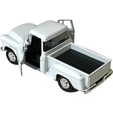 Shem Chevrolet Stepside Pikap Oyuncak Lisanslı Diecast Metal Çek Bırak Araba 1/36 Ölçek