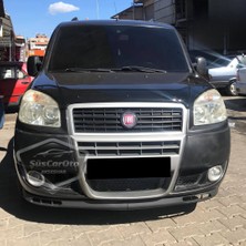 ŞüsCarOto Aksesuar Fiat Doblo D2 2005-2010 Uyumlu Üniversal Laguna Lip Esnek Ön Lip 2 Parça Tampon Altı Dil Karlık Ön Ek