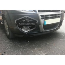 ŞüsCarOto Aksesuar Fiat Doblo D2 2005-2010 Uyumlu Üniversal Laguna Lip Esnek Ön Lip 2 Parça Tampon Altı Dil Karlık Ön Ek