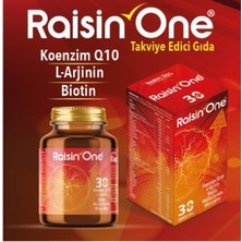 Raisin One 30 Tablet - Koenzim Q10, L-Arjinin, Biotin, Multivitamin ve Mineraller