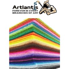 Artlantis Kırmızı Keçe 50 x 70 cm 2 0 mm 3 Adet Renkli Hobi Keçesi Elişi Keçesi