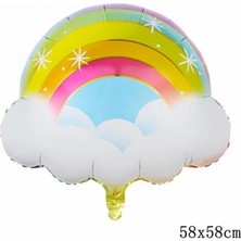 Kidspartim Gökkuşağı Bulut Folyo Balon