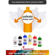 Kırmızı Akrilik Boya 500 gr Sanatsal, Dekoratif, Hobi Amaçlı, Canlı Renkler