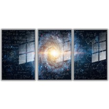 Gaagart Temperli Gerçek Cam Tablo Seti  Einstein Izafiyet Teorisi