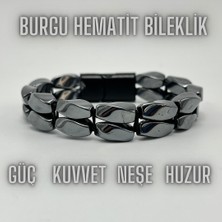 Yıldız Doğal Taş Burgu Hematit Doğal Taş Bileklik Mıknatıslı Kapama