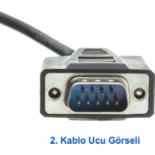 Densi RS232 - Seri Port - 9 Pin Dişi - 9 Pin Erkek Data Kablo 1.4 Metre