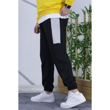 Wafrazon Erkek Üç Iplik Şardonlu Yarım Parçalı Eşofman Altıı