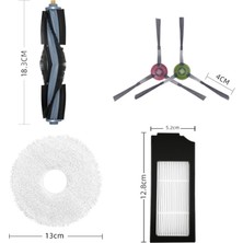 Decisive 2x Ecovacs Deebot X1 Omni Turbo Elektrikli Süpürge Aksesuarları Ana Fırça Hepa Filtre Paspas Temizlik Bezi Toz Torbası Parçaları (Yurt Dışından)