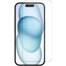 CepStok Apple iPhone 15 Kırılmaz Cam Şeffaf 0.3mm Kılıf Dostu Temperli Ekran Koruyucu