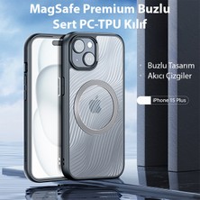 Dux Ducis iPhone 15 Plus Aimo Series Magsafe Premium Buzlu Sert Pc-Tpu Kılıf