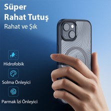 Dux Ducis iPhone 15 Plus Aimo Series Magsafe Premium Buzlu Sert Pc-Tpu Kılıf