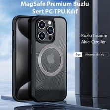 Dux Ducis iPhone 15 Pro Aimo Series Magsafe Premium Buzlu Sert Pc-Tpu Kılıf